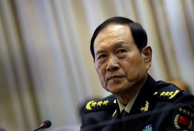 Trung Quốc bảo Mỹ ‘dừng phô trương cơ bắp’ ở biển Đông Bộ trưởng Quốc phòng Trung Quốc Ngụy Phượng Hòa. (Ảnh: Reuters)