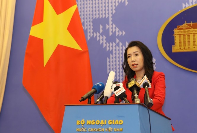 'Việt Nam chưa nhận được thông tin Anh hỗ trợ kinh phí đưa 39 thi thể về nước' Người phát ngôn Bộ Ngoại giao Việt Nam Lê Thị Thu Hằng. Ảnh: Như Ý