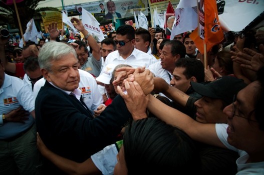 Đối phó với Trump, Mexico dùng 'lá bài' Trung Quốc Tổng thống Mexico Andrés Manuel López Obrador tại một sự kiện ở TP Mexico. (Ảnh: Flickr)
