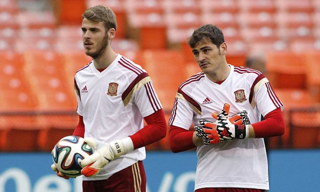 Sau cú sốc, tuyển Tây Ban Nha cho 'Thánh HLV Del Bosque sẽ để De Gea bắt chính ở trận đấu với Chile