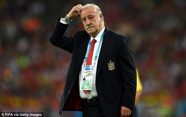 Tây Ban Nha thảm bại, Del Bosque tính chuyện từ chức Del Bosque muốn từ chức như một cách để xin lỗi người hâm mộ