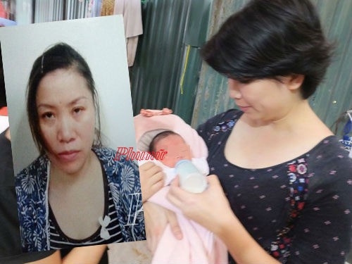 Vụ chùa Bồ Đề: Lộ kênh cung cấp giấy chứng sinh khống Đối tượng Nguyệt (trái) và cháu Cù Nguyên Công khi còn ở với mẹ nuôi