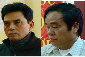Bắt giam 2 đối tượng làm giả hồ sơ bệnh án Hai đối tượng Hội và Tỵ. Ảnh: Công an Thanh Hóa