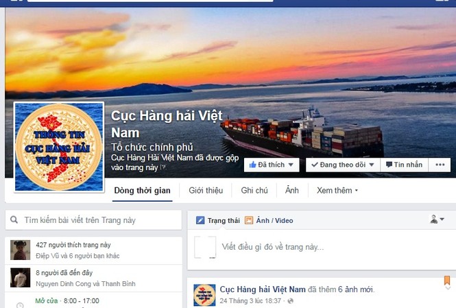 Cung cấp thông tin cho ngư dân qua Facebook và phần mềm di động Cung cấp thông tin cho ngư dân qua Facebook và phần mềm di động