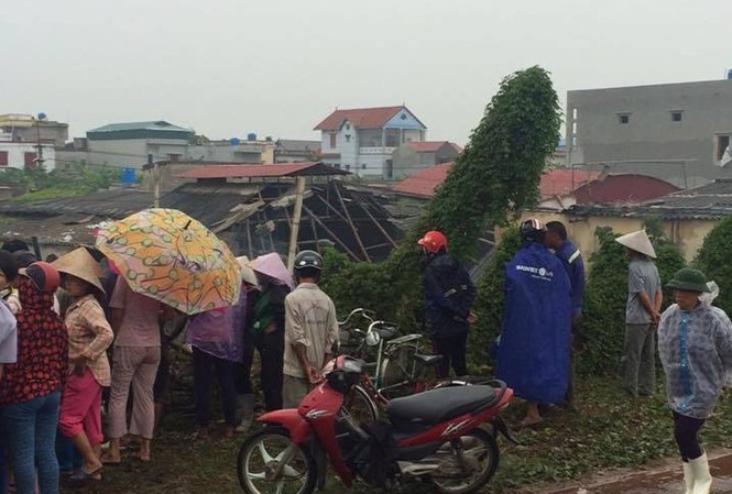 Nổ lớn ở Thái Bình, 15 người thương vong Hiện trường vụ nổ