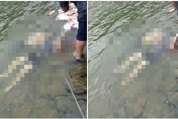 Đôi nam nữ tử vong bất thường dưới hồ Hiện trường vụ việc.