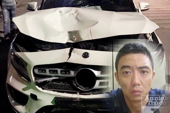 Khởi tố tài xế lái ô tô tông hai phụ nữ tử vong ở hầm Kim Liên Chiếc xe ô tô và lái xe Hiếu (Ảnh: ANTĐ)