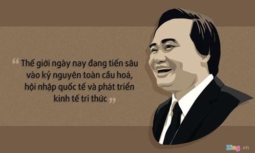 Bộ trưởng Phùng Xuân Nhạ đạt chuẩn chức danh Giáo sư Bộ trưởng Phùng Xuân Nhạ là nhà khoa học trưởng thành từ Đại học Quốc gia Hà Nội. Ảnh: Zing.vn.