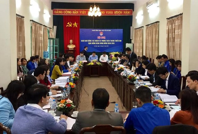 Giao ban Cụm đồng bằng sông Hồng Hội nghị giao ban công tác Đoàn, phong trào thanh thiếu nhi Cụm đồng bằng sông Hồng.