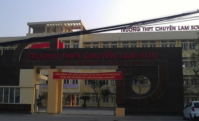 Trường THPT chuyên Lam Sơn không tuyển chuyên Tiếng Nga, Pháp Trường THPT chuyên Lam sơn, TP. Thanh Hóa.
