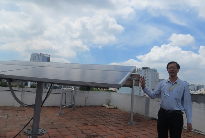 Đức muốn tham gia vào công nghệ điện mặt trời ở Việt Nam Hệ thống điện mặt trời trên mái nhà Công ty Cổ phần Tư vấn Xây dựng Điện 3 (EVNPECC3) .