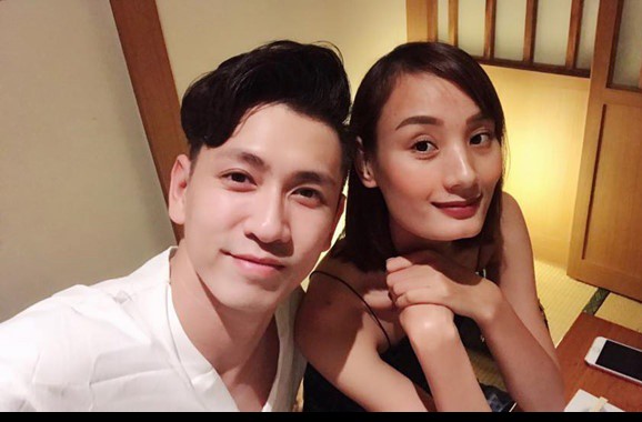 Showbiz 30/12: Vì sao người mẫu Lê Thúy tuyên bố giải nghệ? Lê Thuý và ông xã Đỗ An.