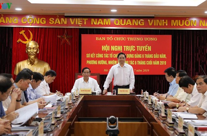 Bộ Chính trị đã phê duyệt quy hoạch BCH TƯ khóa XIII Trưởng Ban Tổ chức Trung ương Phạm Minh Chính phát biểu tại Hội nghị (Ảnh: Ngọc Thắng)