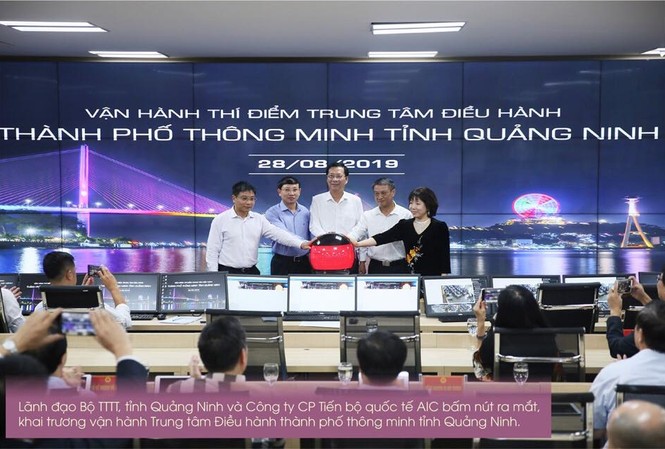 Xu hướng xây dựng thành phố thông minh ở Việt Nam Vận hành thí điểm trung tâm điều hành thành phố thông minh tại Quảng Ninh.