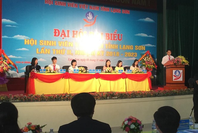 Tưng bừng Đại hội Hội Sinh viên Lạng Sơn lần thứ II Quang cảnh đại hội Hội Sinh viên Lạng Sơn lần thứ 2 *ảnh: Duy Chiến