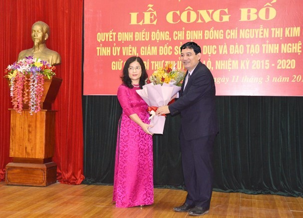 Nghệ An: Thị xã Cửa Lò có tân bí thư Nghệ An: Thị xã Cửa Lò có tân bí thư
