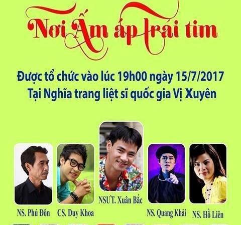 Hát tại nghĩa trang Vị Xuyên Nghệ sỹ Hà Nội có nhiều hoạt động tri ân tại Vị Xuyên