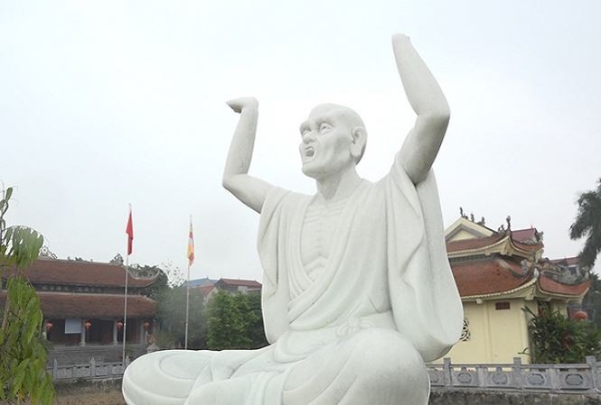 Đông Anh báo cáo vụ 16 bức tượng La Hán ở chùa Khánh Long bị đập phá Tượng La Hán bị phá hoại ở chùa Khánh Long, Đông Anh