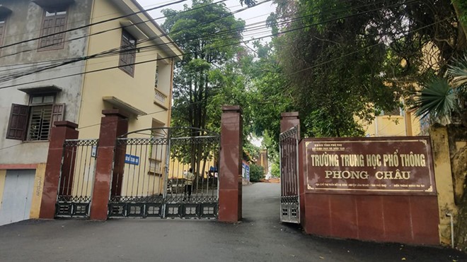 Sở GD&ĐT Phú Thọ báo cáo Bộ thông tin nam sinh làm 4 nữ sinh có thai Trường THPT Phong Châu (Phú Thọ)