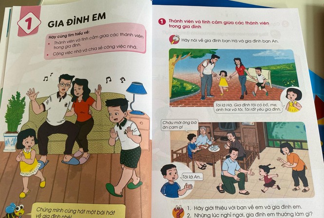 Hé lộ những trang đầu tiên trong bộ sách giáo khoa mới Một bài học trong sách Tự nhiên và Xã hội