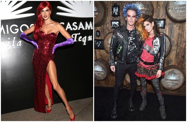 Alessandra Ambrosio diện váy xẻ cực cao ở tiệc Halloween Alessandra Ambrosio diện váy xẻ cực cao ở tiệc Halloween