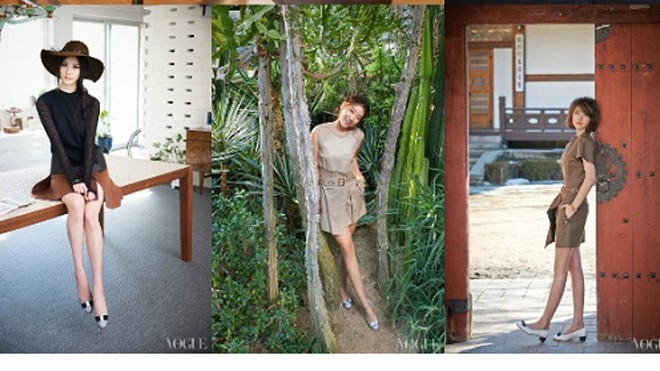 Mỹ nữ Hàn khoe giày ‘khủng’ trên tạp chí Mỹ nữ Hàn khoe giày ‘khủng’ trên tạp chí