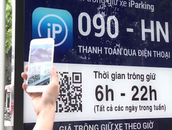 Bãi đỗ xe thông minh Hà Nội dừng thanh toán qua tin nhắn Bãi đỗ xe thông minh Hà Nội dừng thanh toán qua tin nhắn