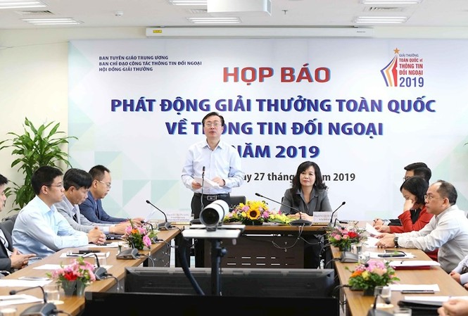 Phát động Giải thưởng toàn quốc về thông tin đối ngoại năm 2019 Phát động Giải thưởng toàn quốc về thông tin đối ngoại năm 2019