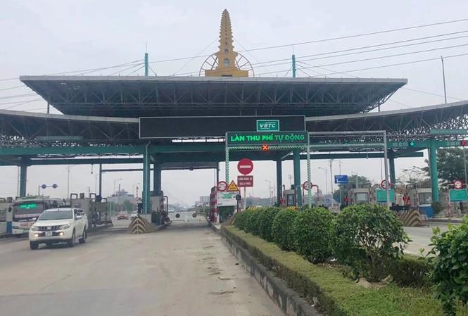 Trạm thu phí BOT Mỹ Lộc giảm phí từ 1/1/2019 Trạm thu phí Mỹ Lộc đến ngày 5/1 vẫn đang dừng hoàn toàn việc thu phí. Ảnh: T.Đảng