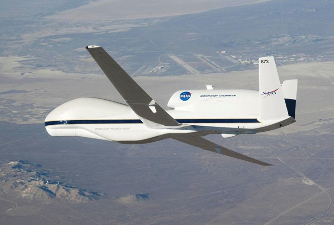 NASA bác thông tin 'tin tặc khống chế máy bay không người lái' Một máy bay không người lái của Mỹ (Ảnh minh họa: NASA)