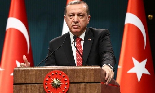 Thổ Nhĩ Kỳ nói tấn công người Kurd ở Syria là 'phòng vệ chính đáng' Tổng thống Thổ Nhĩ Kỳ Recep Tayyip Erdogan. Ảnh: AFP