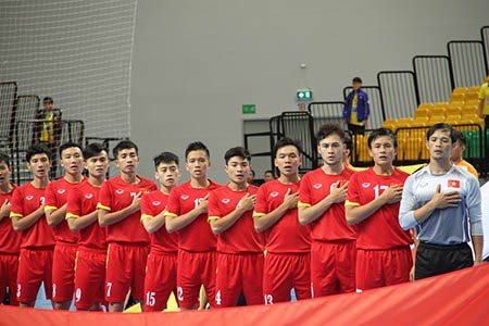 Futsal Việt Nam có thể đụng Brazil tại World Cup 2016 Đội tuyển futsal Việt Nam lần đầu được dự VCK World Cup vào tháng 9 tới đây (ảnh: Trọng Vũ)