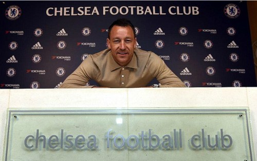 Terry ký hợp đồng ở lại Chelsea thêm một năm Terry sẽ tiếp tục vai trò thủ lĩnh ở Chelsea dưới thời Antonio Conte.