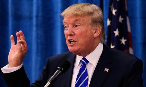 TT Mỹ Donald Trump sẽ ép giảm chi phí tường biên giới với Mexico Tổng thống Mỹ Donald Trump. Ảnh: AP