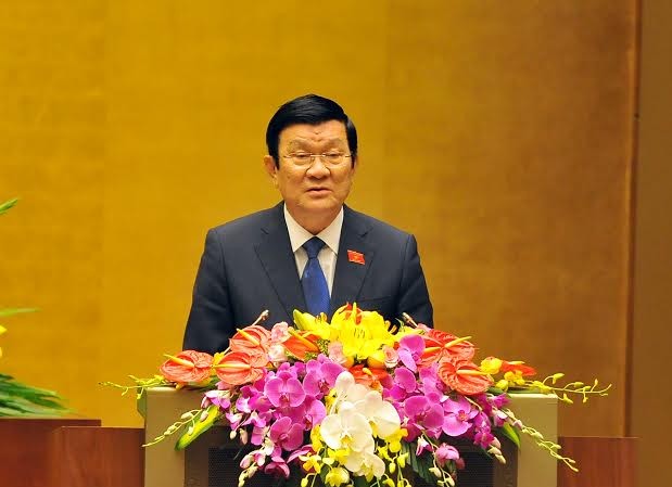 Quốc hội miễn nhiệm Chủ tịch nước Trương Tấn Sang Quốc hội đồng ý miễn nhiệm Chủ tịch nước Trương Tấn Sang. Ảnh Như Ý