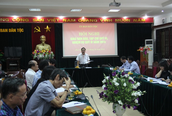 Tăng cường tuyên truyền về giảm nghèo bền vững Hội nghị giao ban Báo chí Quý IV của Uỷ ban Dân tộc