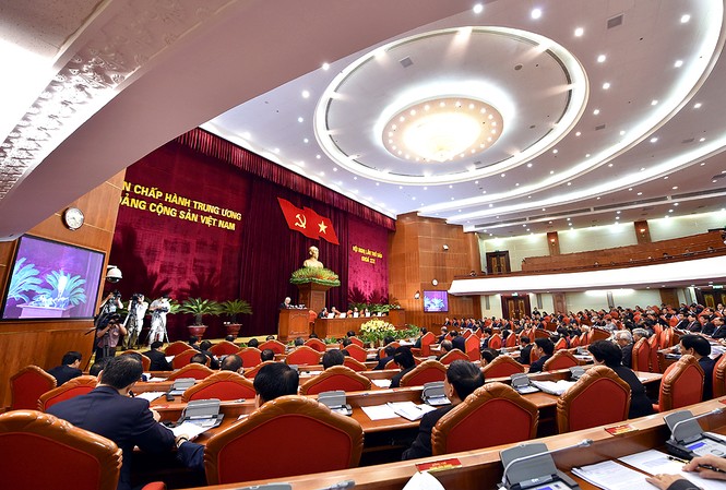 Trung ương thảo luận về đổi mới tổ chức bộ máy Hội nghị lần thứ sáu Ban Chấp hành T.Ư Đảng khóa XII