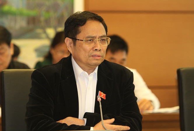 Trưởng Ban Tổ chức T.Ư hiến kế tiết kiệm, lấy tiền xây sân bay Long Thành Ông Phạm Minh Chính. Ảnh Như Ý.