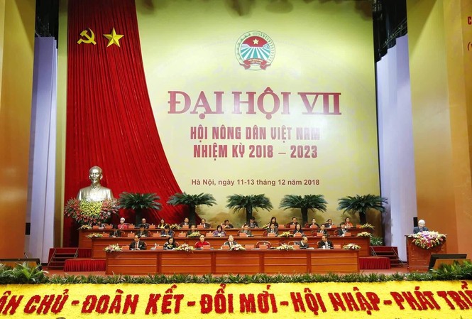 Khai mạc Đại hội Hội Nông dân Việt Nam lần thứ VII Ảnh: Như Ý