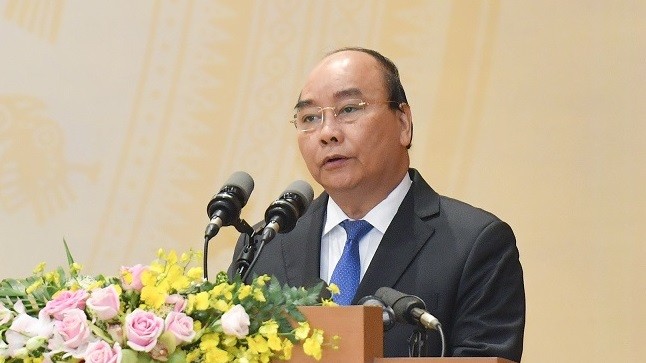 Thủ tướng: 'Không vì chống tham nhũng mà trì trệ trong hành động' Thủ tướng Nguyễn Xuân Phúc phát biểu kết luận hội nghị.