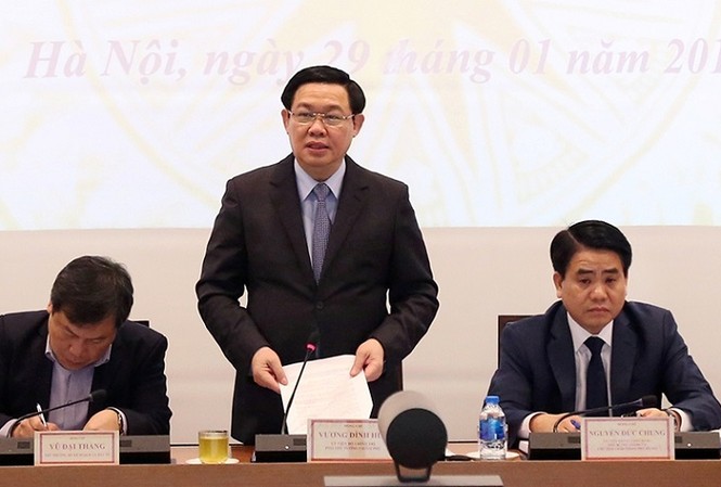 'Ao rộng, nước sâu mới đón được cá to' Phó Thủ tướng Vương Đình Huệ và các bộ, ngành làm việc với Hà Nội về thu hút FDI
