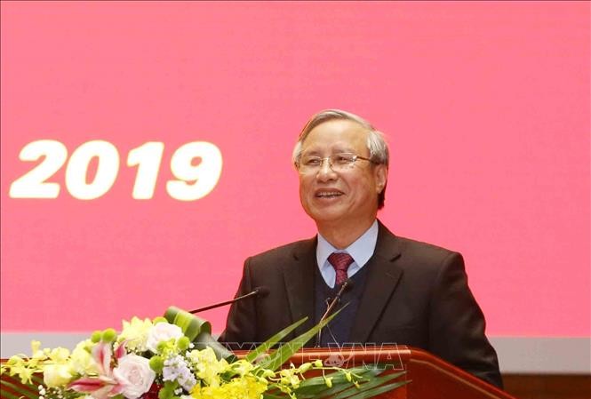 Cán bộ quy hoạch cấp chiến lược khóa XIII dự phiên chất vấn tại Quốc hội Thường trực Ban Bí thư Trần Quốc Vượng. Ảnh TTXVN