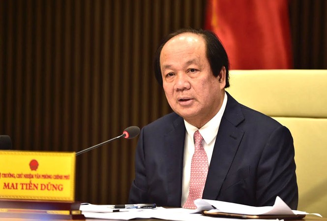 Xử lý nghiêm minh, không có ngoại lệ với các hành vi giả mạo xuất xứ hàng hóa Ông Mai Tiến Dũng, Bộ trưởng, Chủ nhiệm VPCP