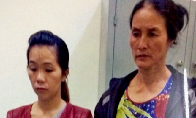 Cựu giáo viên mầm non buôn ma túy giá gần 200 triệu Huệ và Phượng. Ảnh: Cơ quan công an cung cấp