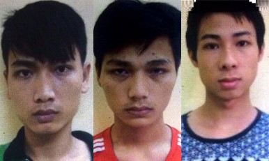 Cô gái trẻ bị nhóm 9X chặn đường cướp xe lúc rạng sáng Ba nghi phạm trong vụ án. Ảnh: CTV