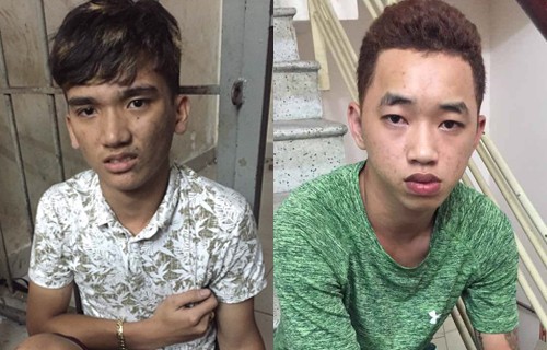 Tên cướp lao xe vào đặc nhiệm Sài Gòn khi bị truy đuổi Hai tên cướp tại cơ quan công an