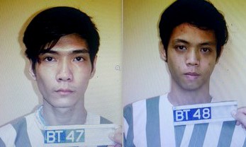 Cô gái truy đuổi 2 tên cướp ở Sài Gòn Hai tên cướp bị cô gái hạ gục. Ảnh: Công an cung cấp