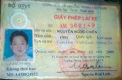 Thanh niên tông CSGT tử vong có dấu hiệu dùng ma túy Giấy phép lái xe của tài xế xe máy gây tai nạn