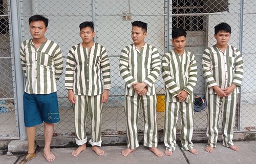Giang hồ bắt cóc nam thanh niên đòi nợ cờ bạc Nhóm nghi can tại cơ quan điều tra