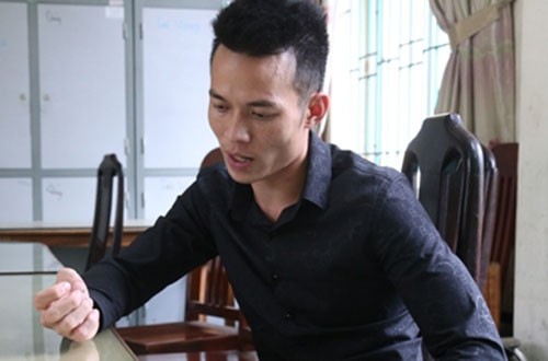 Nam thanh niên đâm chết chủ nợ Trần Văn Trường khi bị bắt giữ
